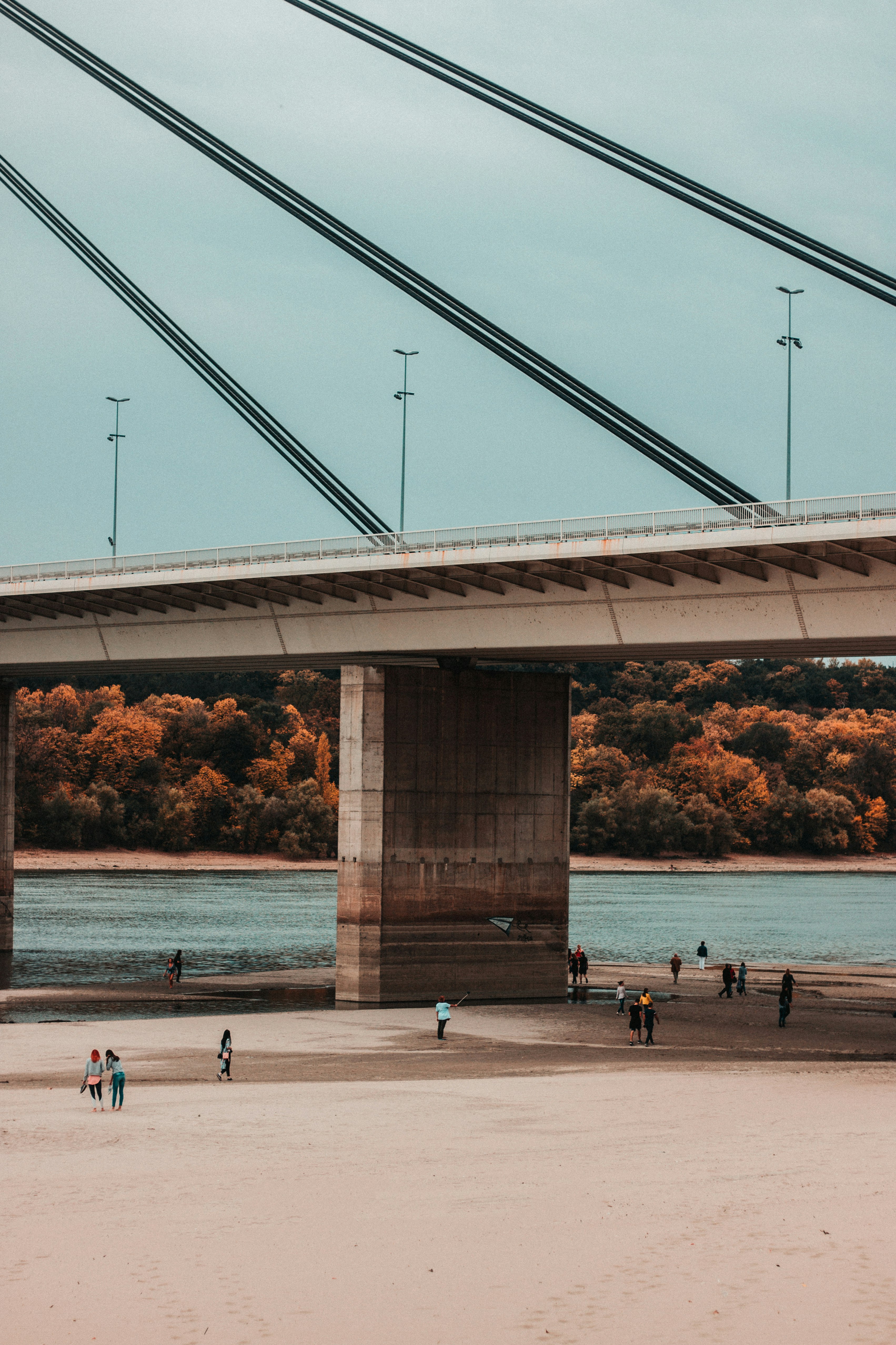 people walking on bridge during daytime